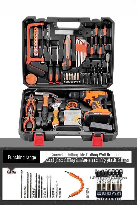 

MUFAN Cordless Impact Drill Kit CN plug (adapter included)