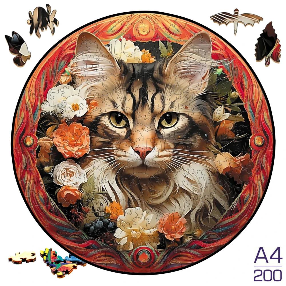 Non-Toxic Koala Animal Jigsaw Puzzles For Adult Or Kids3D Wooden Puzzle Boutique Gift Box Packaging Children Christmas Gifts