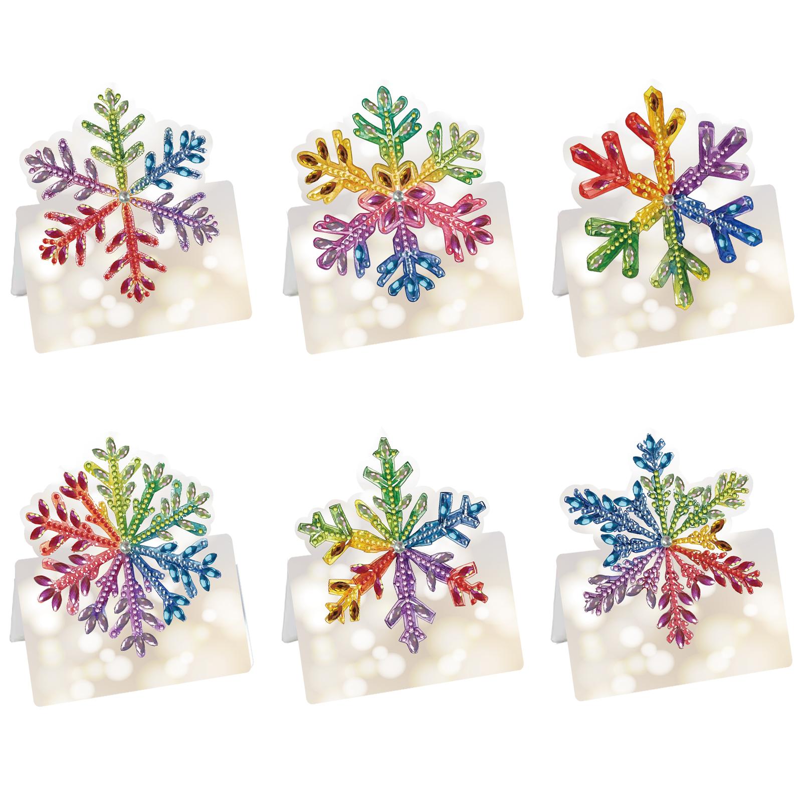 

6pcs Butterfly Flower Adult DIY Diamond Art Greeting Cards Handmade Diamond Painting Cards for Adult Beginner Holiday Blessing