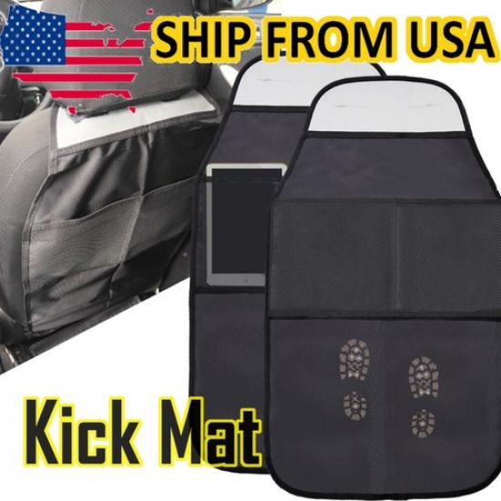 

Car Anti Stepped Dirty Organizer Kick Mat Pad Seat Back Cover Clean Universal