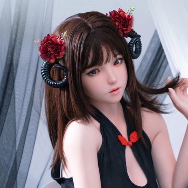 Gothische Schafshorn-Haarnadel für Halloween-Cosplay-Kostüm Unisex Leichtgewichtige Cosplay-Requisiten Harzmaterial