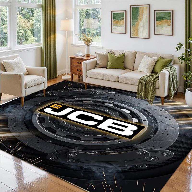 JCB Design Crystal Velvet Rug Soft Decorative Mat for Bedroom Entrance