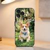 C-Corgi D-Dog    Phone Case For iPhone 17,16,15,14,13,12,11 Plus,Pro Max,XS,Soft Silicone Black Cover