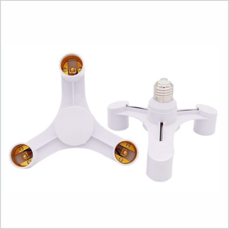 3In1 E27 bis E27 erweiterte LED-Lampenfassung, Splitter-Adapterhalter für Fotostudio