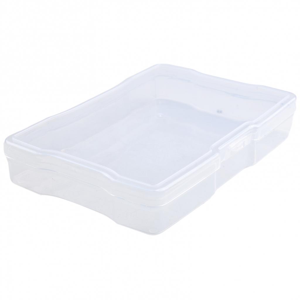 1pcs Photo Storage Box Buckle Design Multiple Color