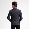 Menseye Casual Slim-Fit Dark Gray Autumn Suit