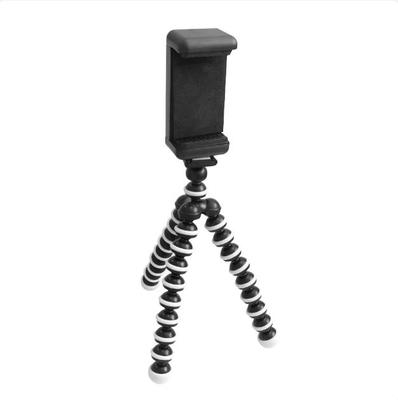 Adequado para suporte de polvo para celular, tripé de mesa, suporte de polvo com acessórios de clipe para celular