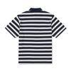 [Snowpeak] Cotton Stripe Polo T-shirt Navy (S25MMFPS49)