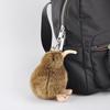 12cm Cute New Zealand Kiwi Bird Plush Pendant Simulation Stuffed Animal Kiwi for Christmas Gift Bird Keychain