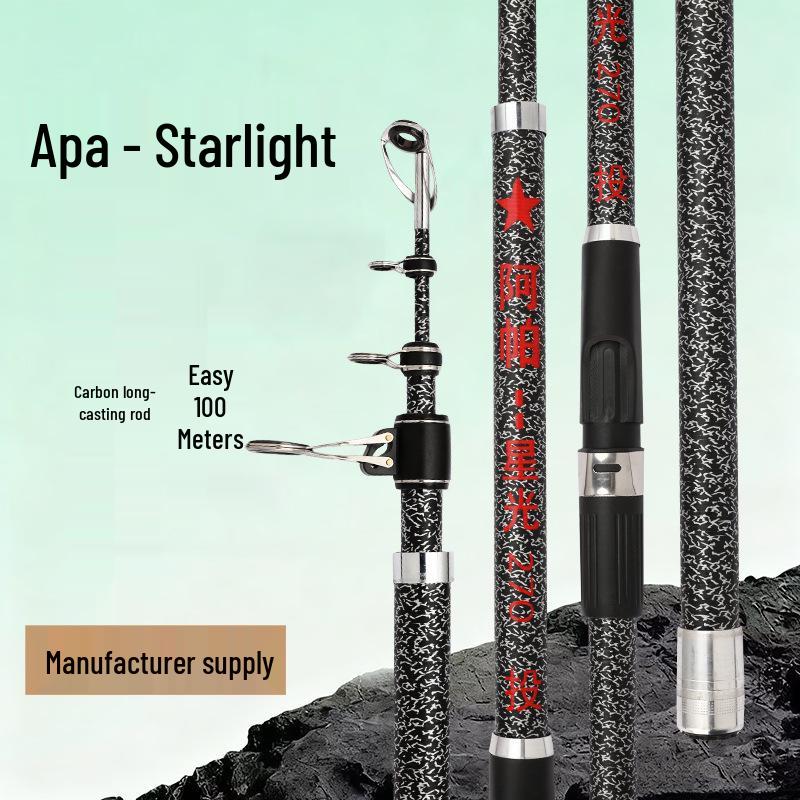 Ultra-Hard Carbon Long-Casting Rod for Big Fish, Silver Carp, and Grass Carp 2.7m
