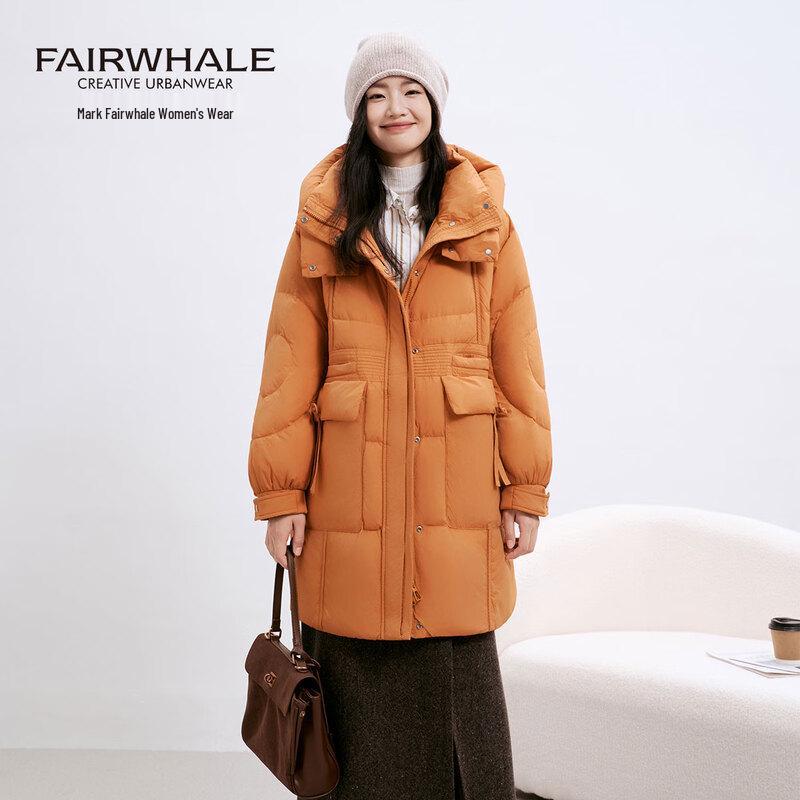 

Mark Fairwhale Women s 2025 Hooded Mid-Length Winter Down Jacket M