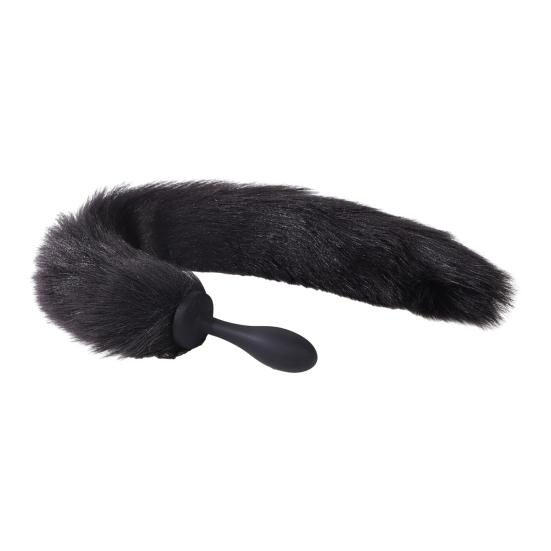 Plush Tail Anal Toy Prostate Stimulation Massager Dildo Silicone Anal Beads Butt Stopper Men Women Couples Adult Sex Toy