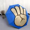 1pc Hand Gesture Automatic Folding Umbrella Durable Iron Frame,All Seasons Home Travel Outdoor Multifunctional Umbrella Yy251115104