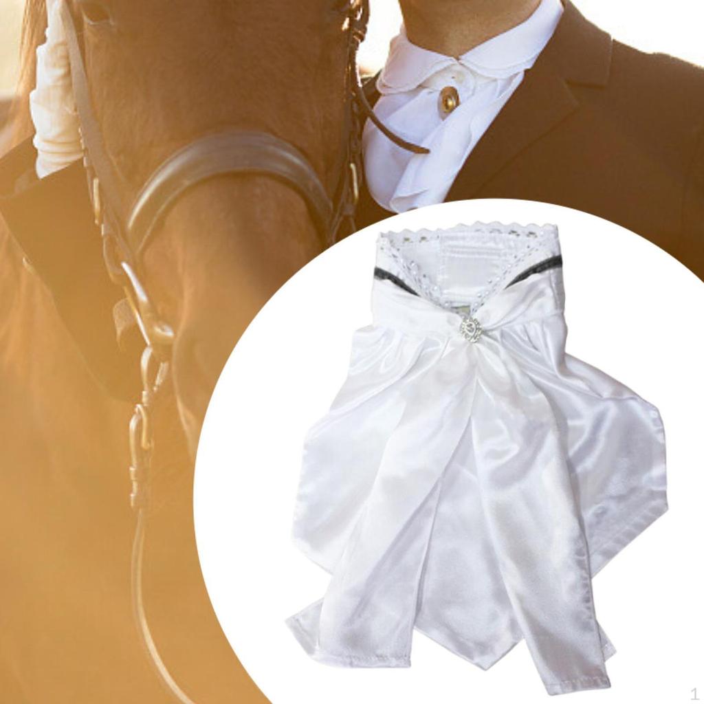 Reitanzug Kragen Fliege Hoch Falsch Vielseitig Stilvoll Verstellbare Passform Geschenk Ständer