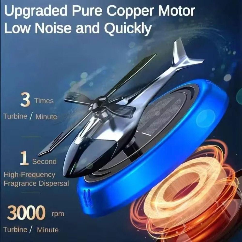 Helicopter Model Solar Car Air Freshener Non-toxic Helicopter Air Freshener  Hotel