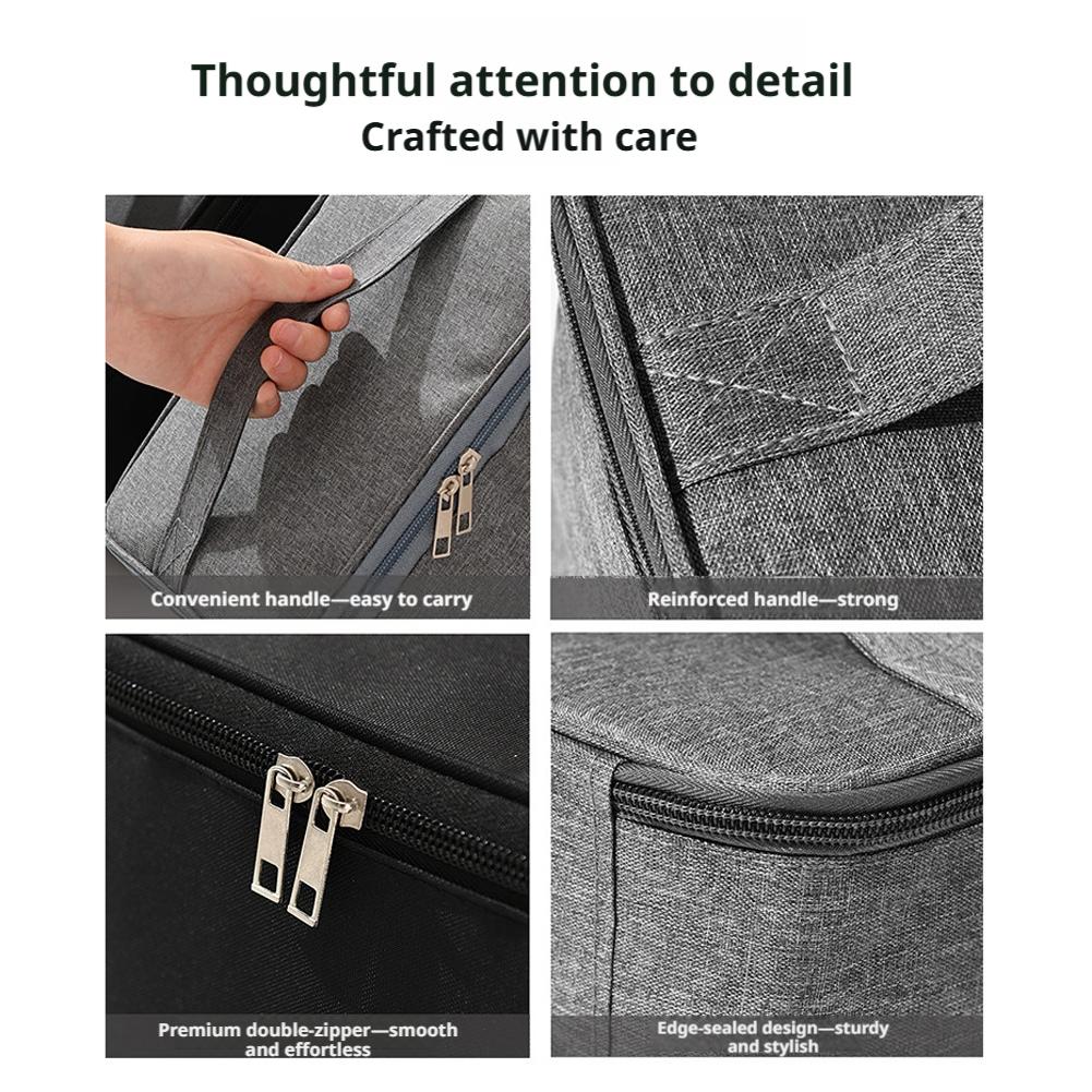 1PCS Thickened Storage Bag Large Capacity Toiletry Bag Portable Car Storage Multiple Uses Cosmetic Bag Business Travel Pouch