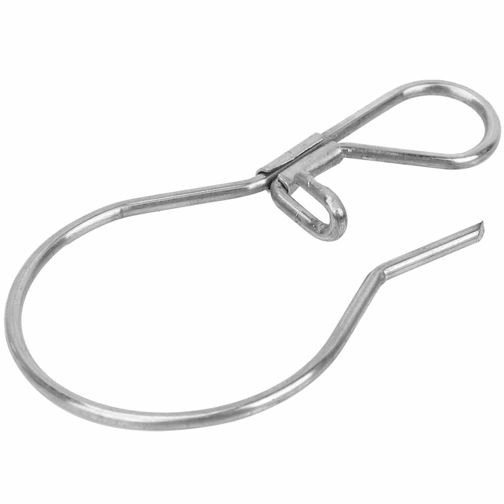 5pc Stainless Steel Multifunction Backpack Hanging Hook Clip Fishing Snaps Fish Lock Buckle