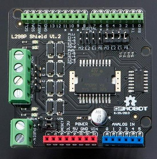 Arduino-Compatible L298P Motor Shield Driver