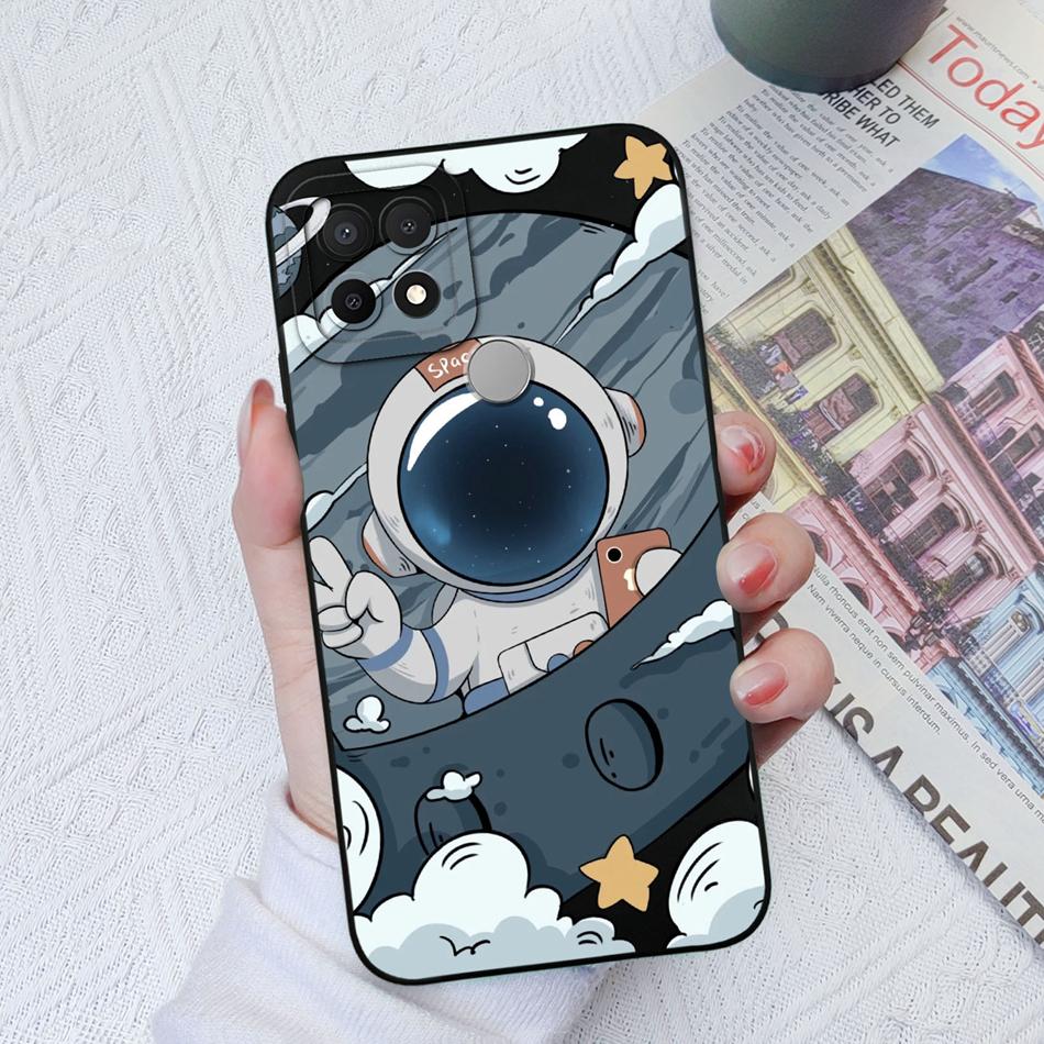 Custodie Per OPPO A15 A15S A16K A16E Design Carino Morbido Silicone Liquido Protezione Fotocamera Migliorata Cover Posteriore Per OPPO A 16K 16E Coque