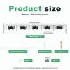 Mop and Broom Organizer Stainless Steel Broom Mop Holder Wall Mounted Strong Broom Mop Holder for Bathroom Kitchen Accessories