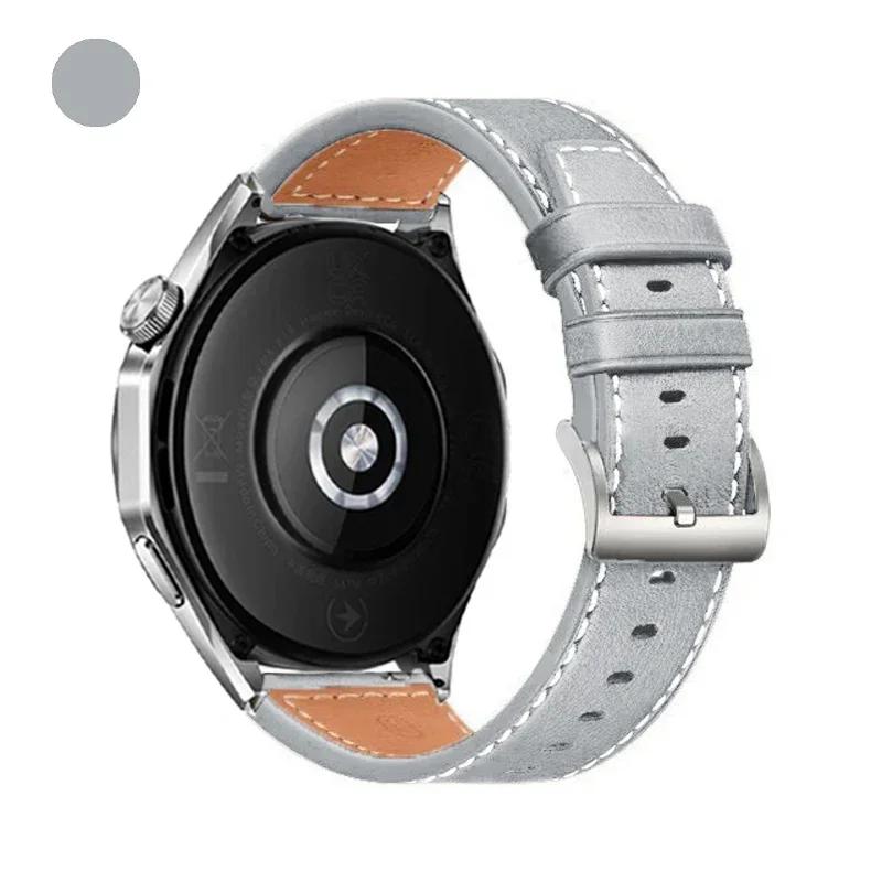 22mm Leather Silicone Strap for Huawei Watch GT6 6Pro GT5 GT4 46mm/Ultimate Replace Bracelet for Xiaomi Watch color 2/S4 S1 Band