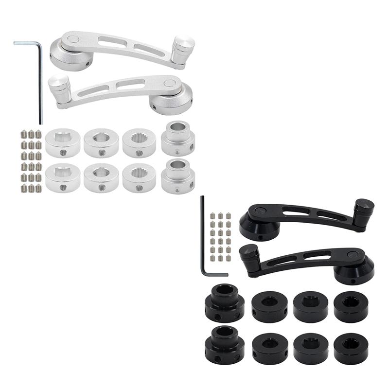 1set Aluminum Alloy Car Window Close Hand Crank Handle Winder Riser Replacement Manual Auto Window Closer Handle for Older Car