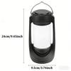 Solar Camping Light 6 Mode Emergency Lights Rechargeable Outdoor Waterproof Flashlight Lighting