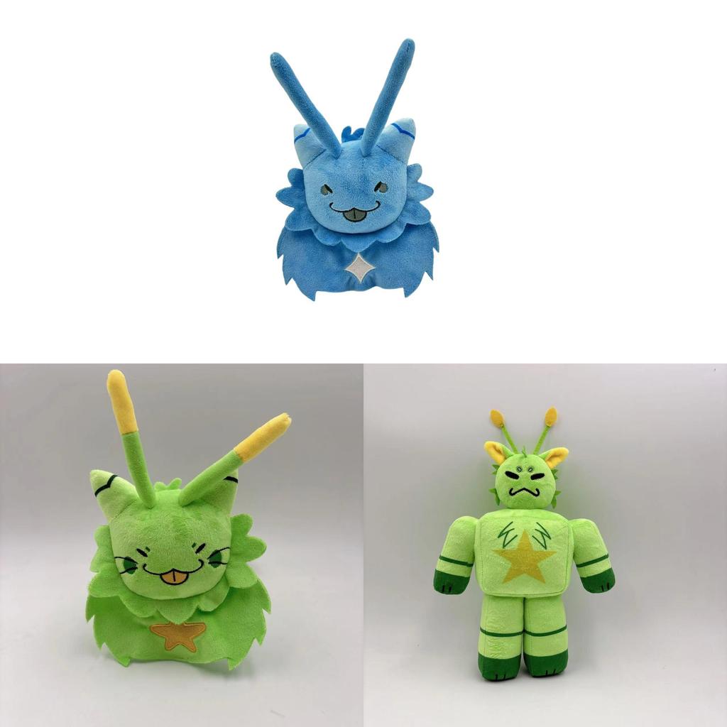 Regretevator Gnarpy Green Cat Plush Toy With Soft Short Pile For Kids And Collectors