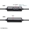 Sanwa Supply USB Type-C Earphone Microphone MM-HSTC04BK