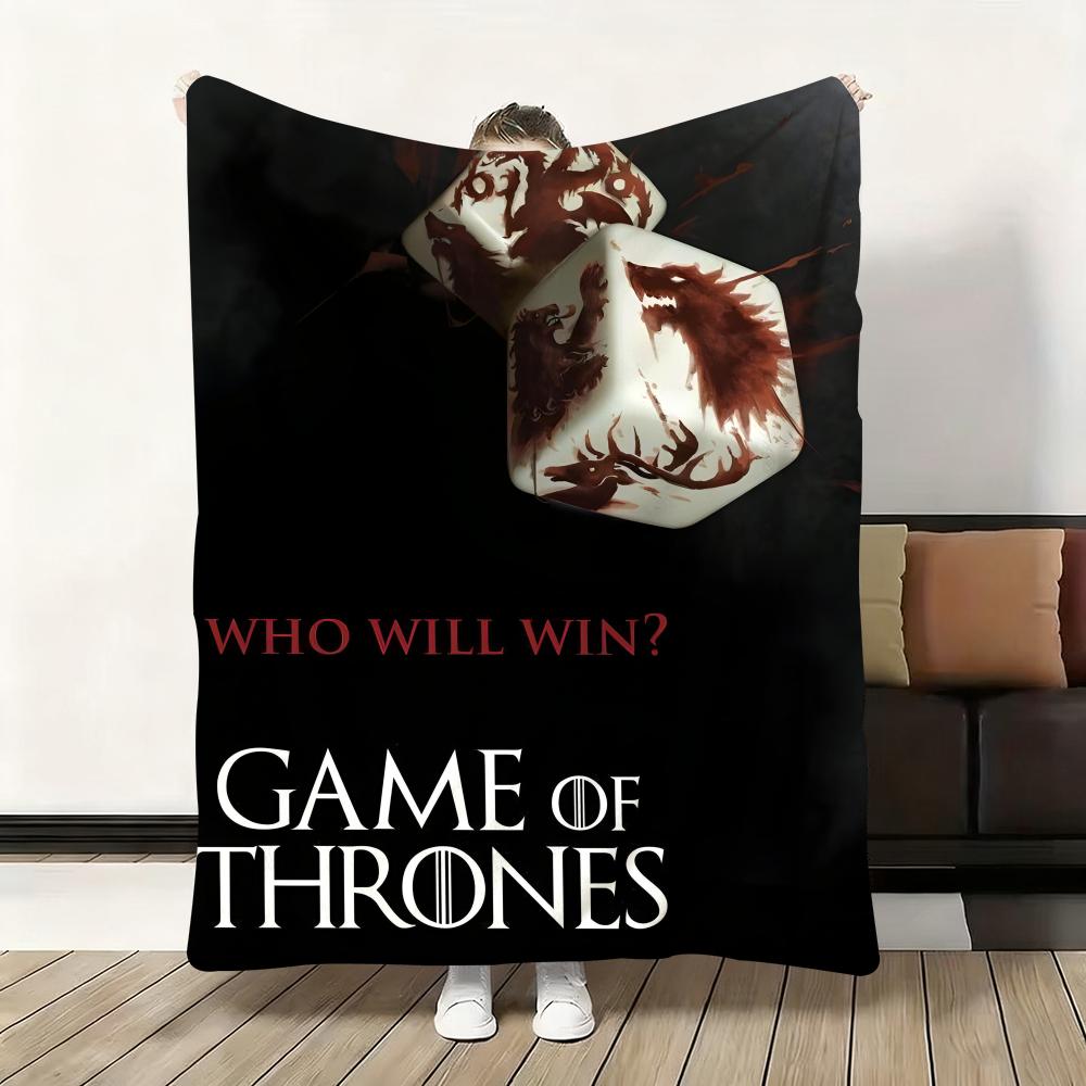 G-Игра-Престолов Дракон Классический Плед Фланелевый Пушистый Мягкий Плед Теплый Приятный к Коже Плед для Дивана Кровати Офиса Дневного Сна Зима 30x40in