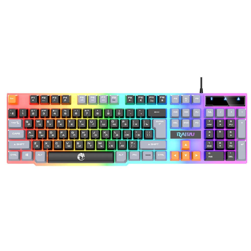 T26 Tri-Color Backlit Wired Gaming Keyboard and Mouse Set