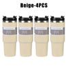 890ml High Quality Double Wall Cups 890ML Stainless Steel Portable Coffee Mug For Car With Lids Tumbler With Handle And Straw