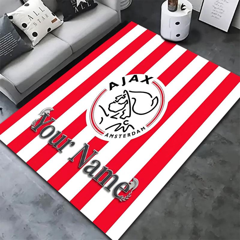 AFC Ajax Custom Name Carpet Rug for Living Room Bedroom Home Sofa Decoration,Kids Play Non-slip Floor Mat
