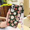 Wrist Strap Lanyard Phone Case For FCNT/Fujitsu Arrows N F-51C Silicone Fashion Design Anti-dust Durable Protective Ring