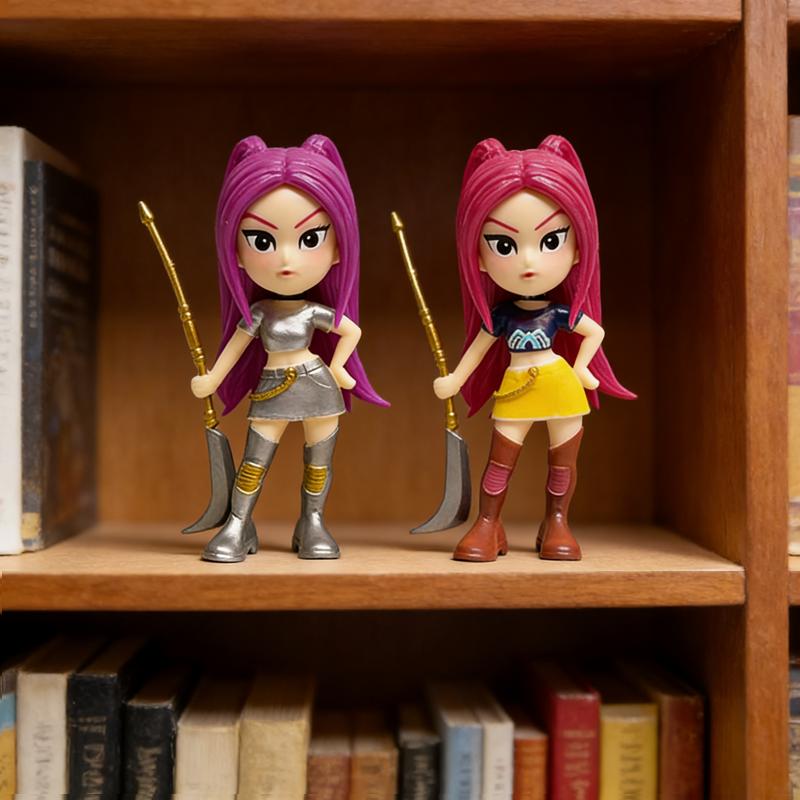 Anime Movie Blind Box K-POP Witch Hunt Super Idol Rumi Mira Zoey Demon Hunter Mini Figurine PVC Model Birthday Gift Blind Box
