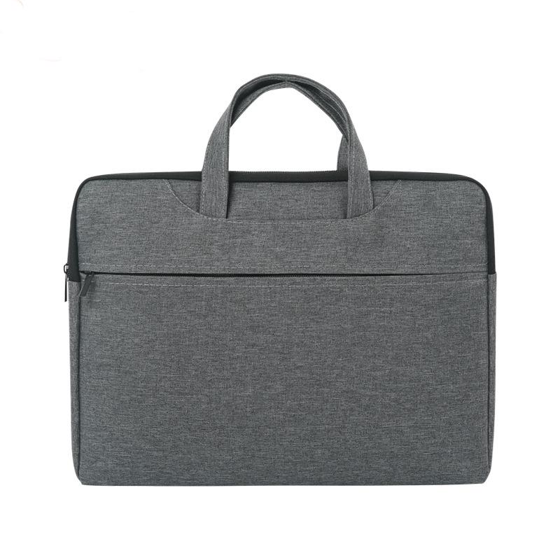 Handheld Waterproof Document Bag with Zipper - Large Capacity Office & Conference Bag for Computers & Documents