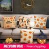 Halloween-Themed Pumpkin & Skeleton Pillowcasessuitable For Sofa Car Bedroom Decorative Cushion Cover Pillow Cover