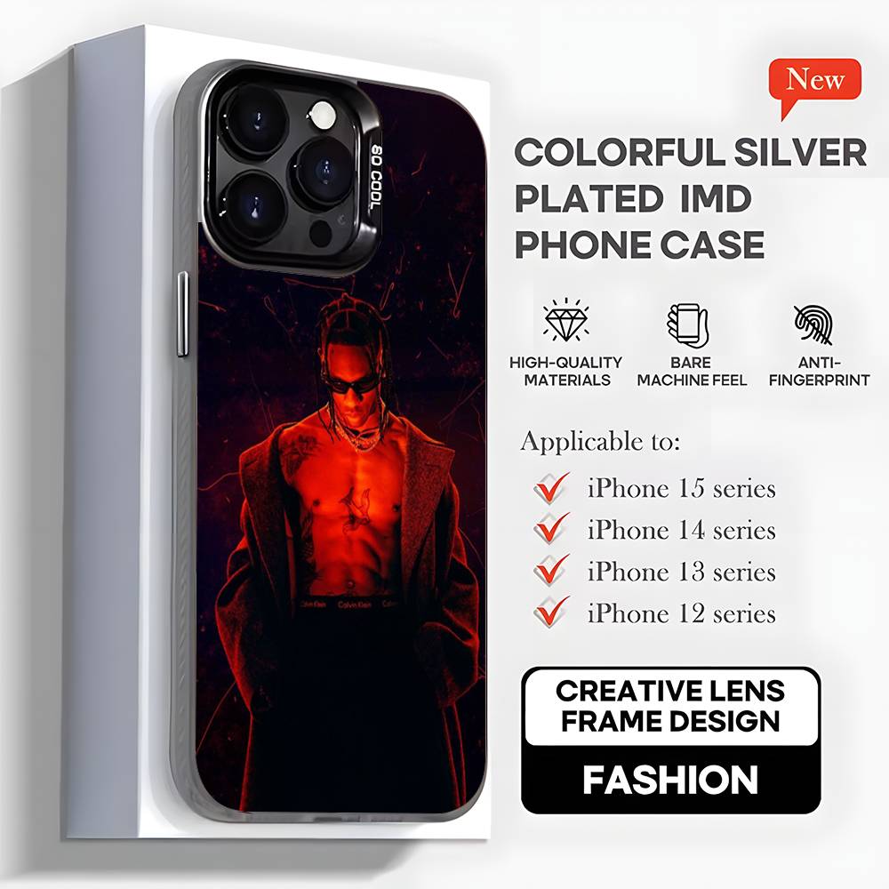 

A-ASAP Rocky Рэпер Чехол для телефона для iPhone 16,15,14,13,12,11,Mini,Pro,MAX,plus, Черный Матовый Ударопрочный Чехол iPhone16se4