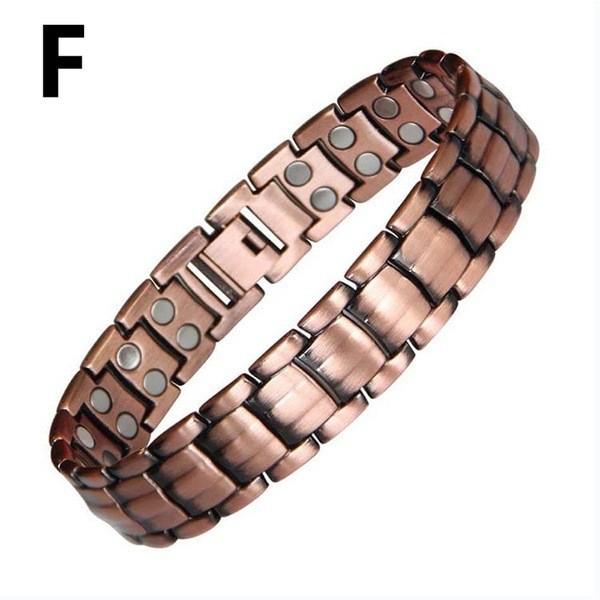 Heilendes Gesundes Kupfer Magnetisches Armband für Männer Arthritis Schmerzlinderung Bio-Energie Blutdruck Armband Gesundheits Armreif Schmuck