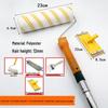 Adjustable Stainless Steel Telescopic Handle Waterproof Paint Roller Brush