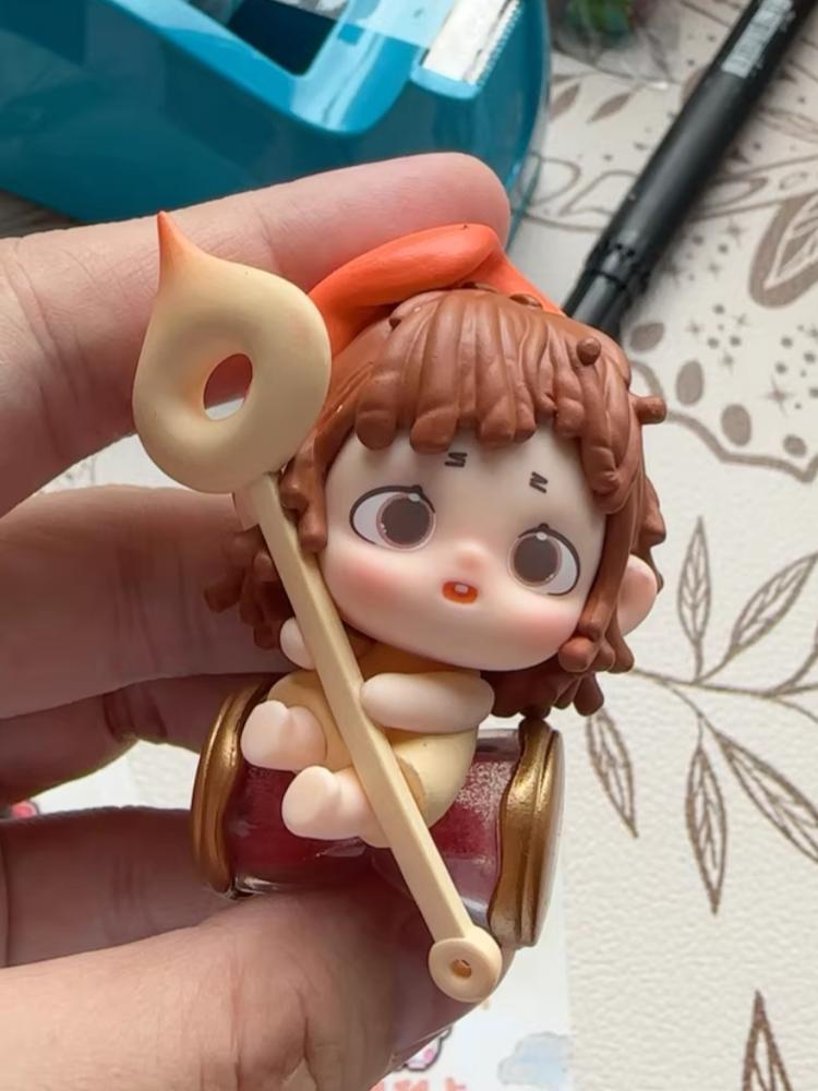 Heyone New Mini Lost Time Town Series Mini Cute Beans Trendy Action Figures Collectible Model Surprise Toy For Kids Adults Children's Birthday Gift