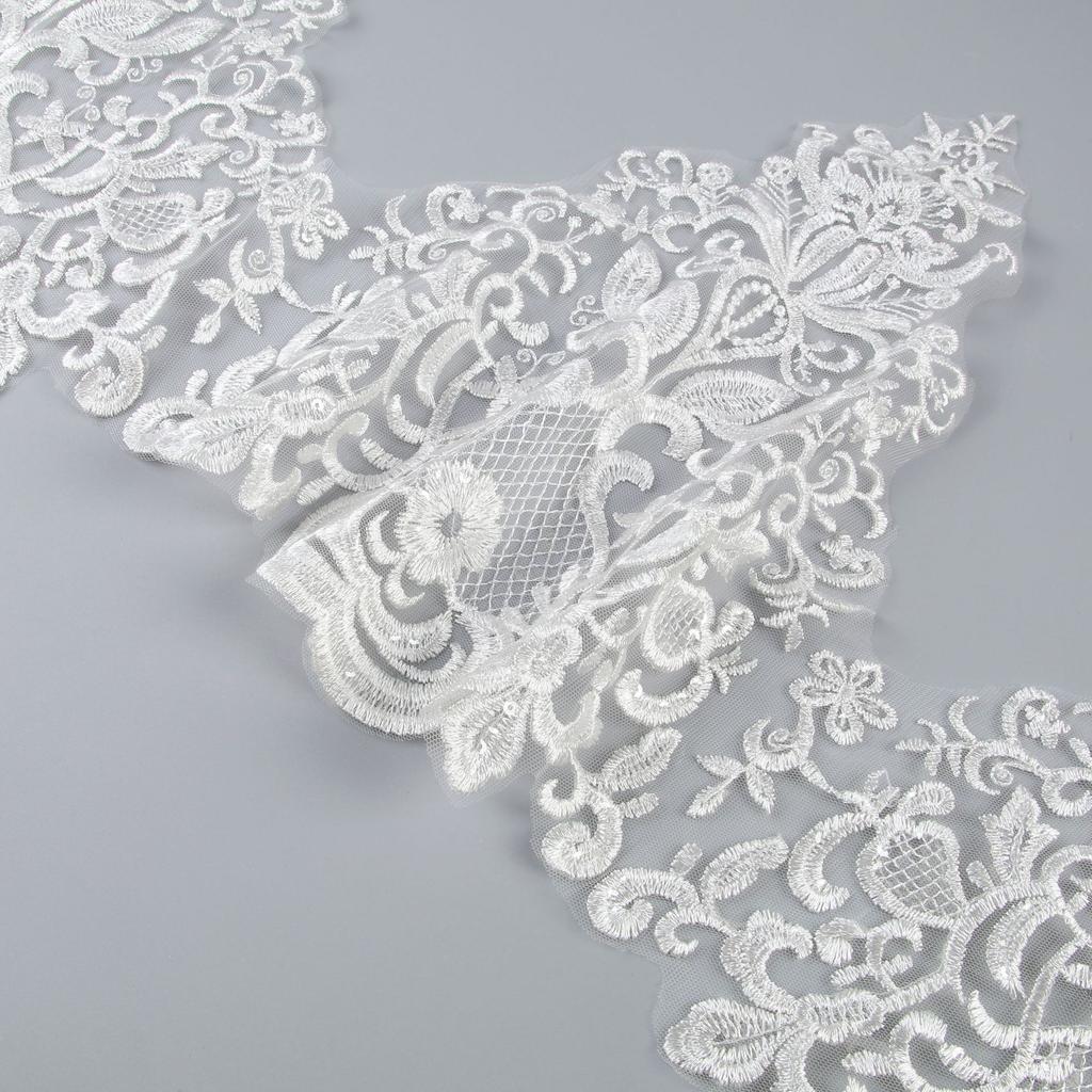Width 32Cm Star Lace Transparent Sheet Lace Fabric Clothing Accessories Car Bone Lace Full Width