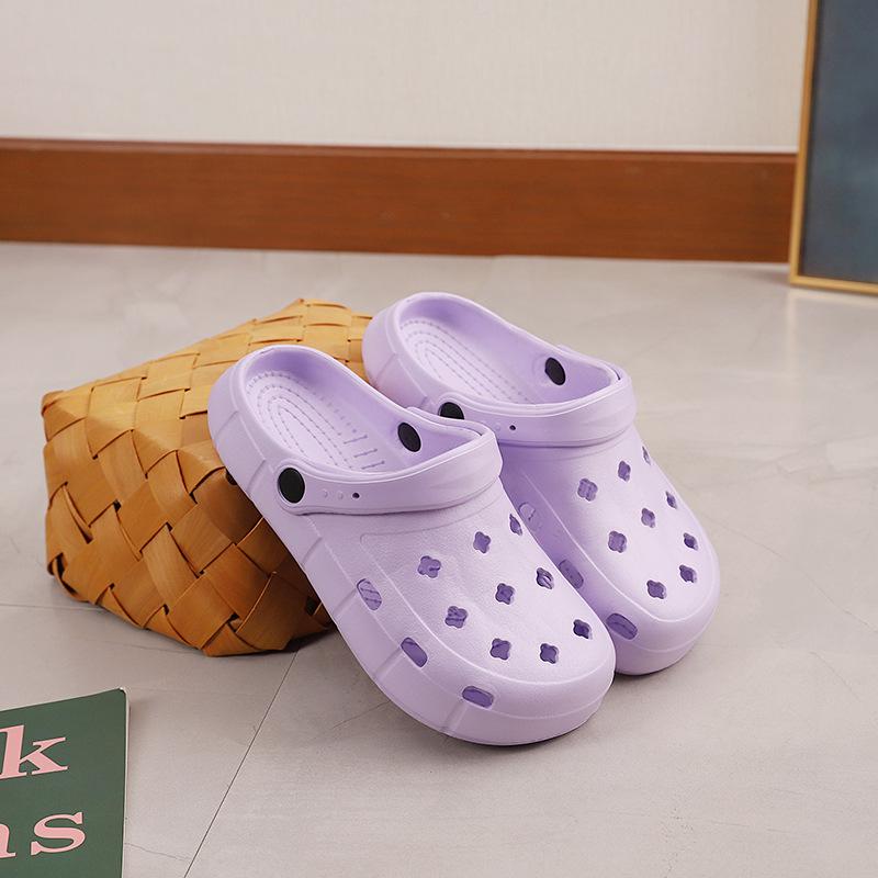 EVA Foam Women's Summer Beach Slippers: Versatile Two-Way Toe-Hole Design