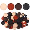 10 Stück natürliche runde Rohlinge aus Holz für Cabochons und Cameos im Vintage-Stil, geeignet für die Schmuckherstellung und als Dekoration für Halsketten und Schmuck.