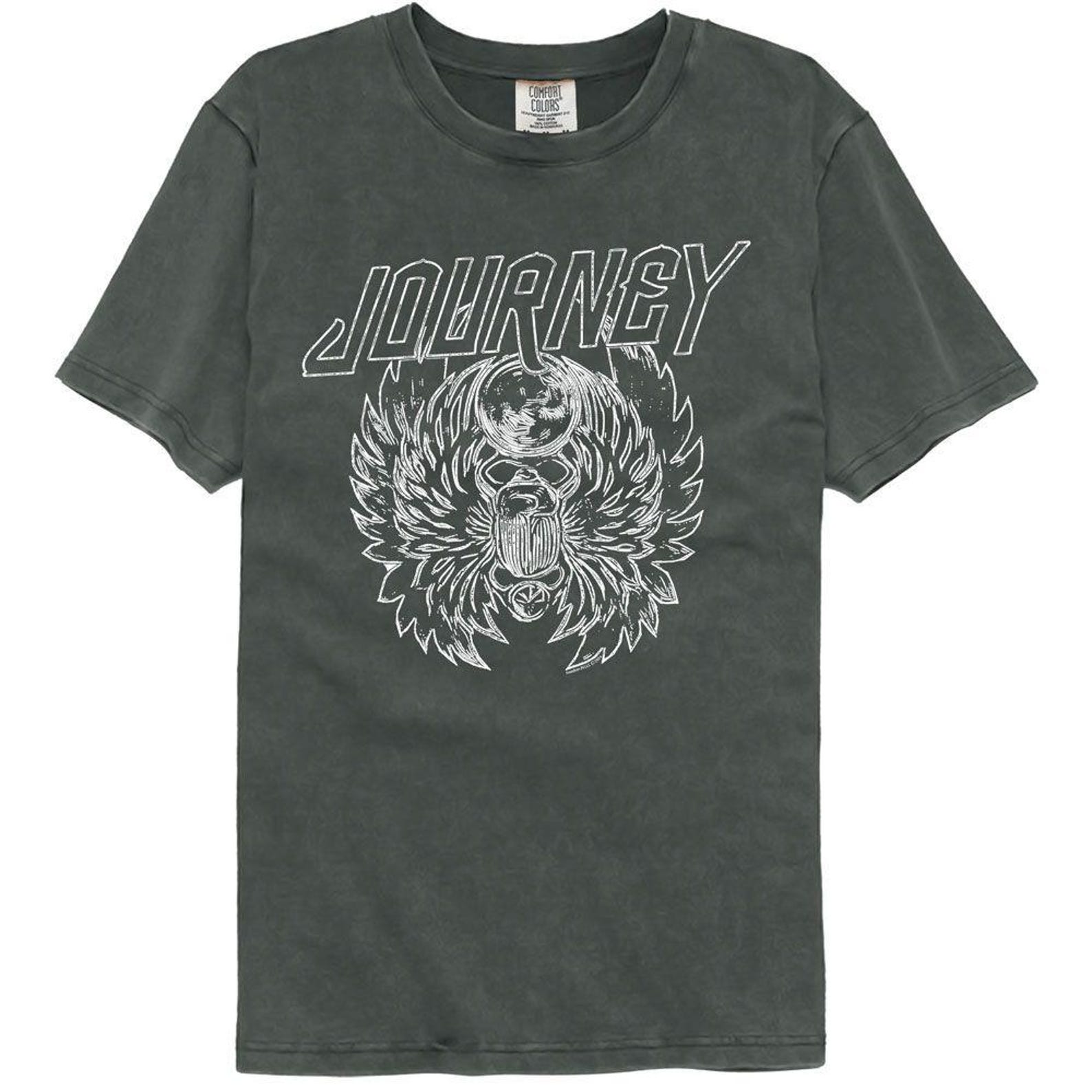 Journey Scarab Lines Pepper Comfort Colors T-Shirt XL
