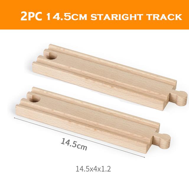 Pista Ferroviaria in Legno Giocattoli Ferroviari da Corsa Tutti i Tipi Accessori per Pista in Legno Adatti per Piste in Legno Biro Giocattoli per Bambini Regalo