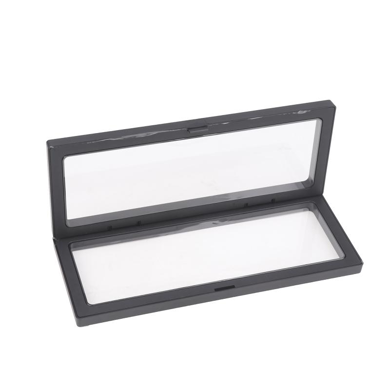 Acrylic 3D Floating Frame Display Holder Stand for Small Collectibles Jewelry Medals Transparent Frame for Shelf Display