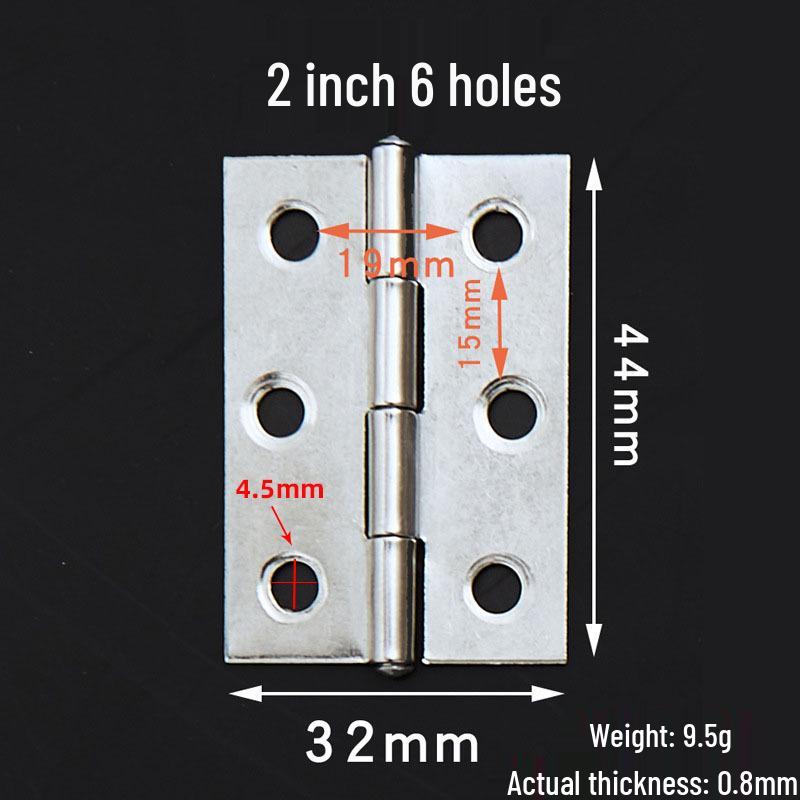 Stainless Steel Folding Casement Hinge for Doors, Windows, Wooden Boxes & Luggage (1-4 inches)