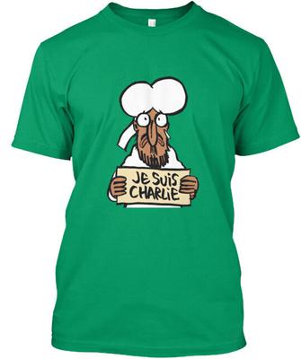 T-shirt Je Suis Charlie Made in USA Taglia dalla S alla 5XL