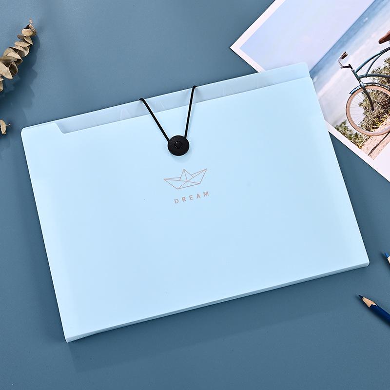 

A4 Minimalist Multi-layer Accordion Folder with Origami Design